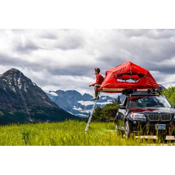 Quality UV 50+ Roof Rack Camping Tent , Jeep Roof Mounted Tent Fashionable Design for sale