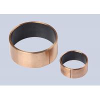 Quality PTFE Metric Sleeve Bearings / Self Lubricating Bronze Bushings for sale
