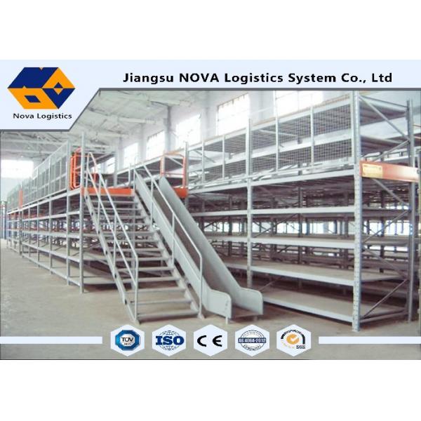 Quality Powder Coating Multi Tier Mezzanine Rack For Large Storage High Load Capacity for sale