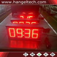 China 10 Inches High Brightness Waterproof LED Digital Wall Clock Display factory