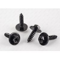 Quality Black Hex Head Self Tapping Screws Indented Combined Sems Electrophoresis for sale