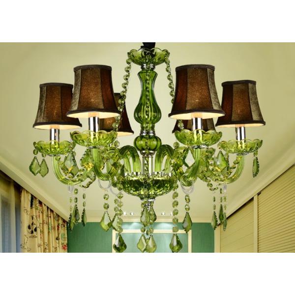 Quality Suspended Green Color 40Watts Tree Shape Candle Style Chandelier for sale