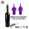 China Christmas Creative Silicone Wine Bottle Stopper , Bordeaux Dome Shape Silicone Wine Corks factory