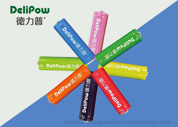 China Small MOQ Colurful 1300mah AA Rechargeable NIMH Battery with Stylish Design factory