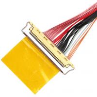 Quality 36AWG Lvds Cable Assembly I Pex 20453-240t-01 To 20453-240t-01 0.4mm Pitch for sale