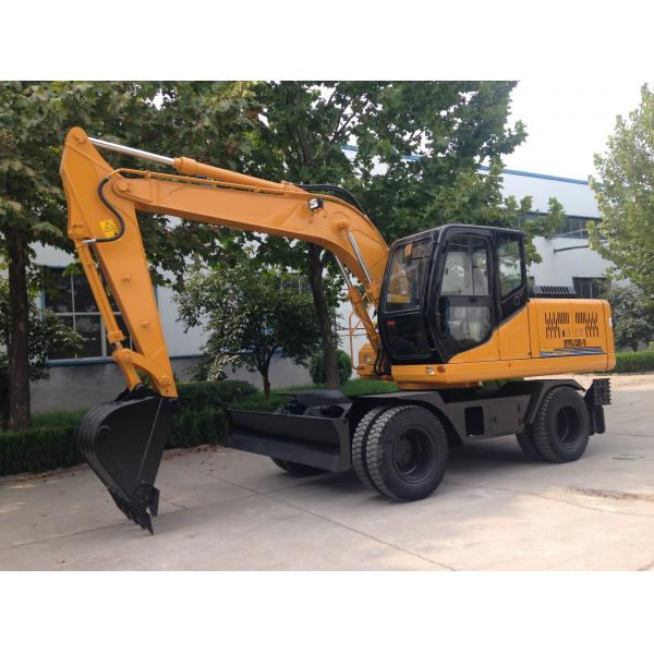Quality 25MPa Rubber Tire Earth Excavation Machine for sale