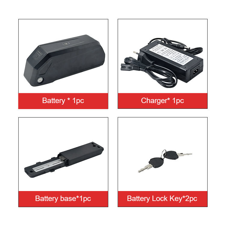 High Capacity 18650 Cell Pack 36V 10ah Upp Brand Side Open Down Tube Akku 18650 Batterie Lithium Ebike Battery