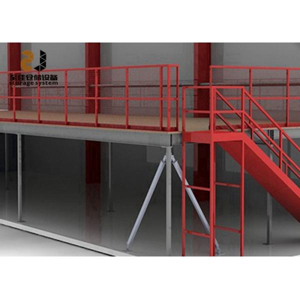 Quality Custom Industrial Mezzanine Floors 500kg/sqm-1500kg/sqm Office Mezzanine Structures for sale