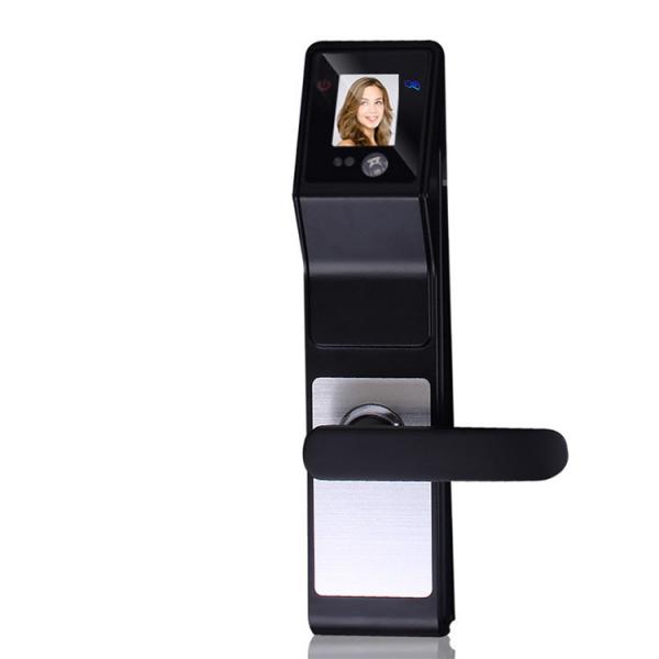 Quality Smart 3D Infrared Face Recognition Door Handle Lock For Family and Company for sale