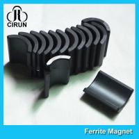 China Y30 Grade Ferite Arc Magnets For Motors Ferite Ceramic Motor Arc Magnets factory