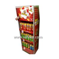 China Store Potato Chips Paper Display Rack for Store Promotion factory