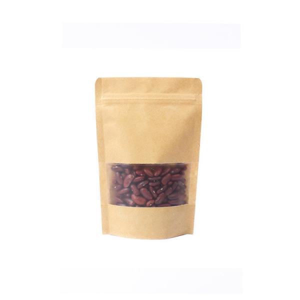 Quality Kraft Paper Coffee Bags / Resealable Food Packaging For Tea , Snack for sale