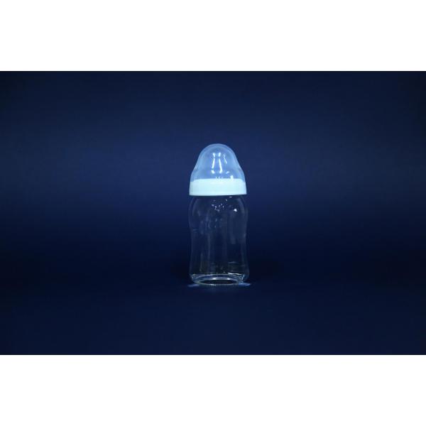 Quality OEM Borosilicate Glass Baby Feeding Nipple Bottles Bisphenol-A Free for sale