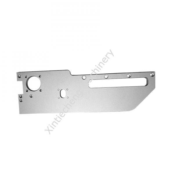 Quality Sandblasting Food Machinery Parts CNC Aluminum Parts Alloy Right Plate for sale