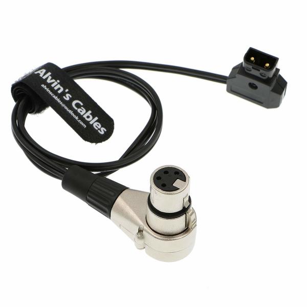 Quality Alvin's Cables Luxury D Tap to XLR 4 Pin Female Right Angle Power Cable for ARRI Camera Monitor for sale