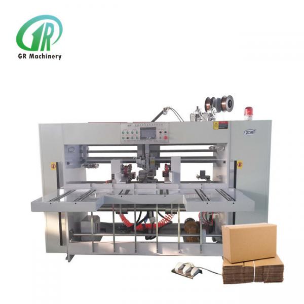 Quality Semi Automatic Corrugated Box Machinery Double Nail High Precision for sale