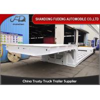 China 13*3*1.65m 6 Axles Steel 100T Hydraulic Low Bed Trailer for sale