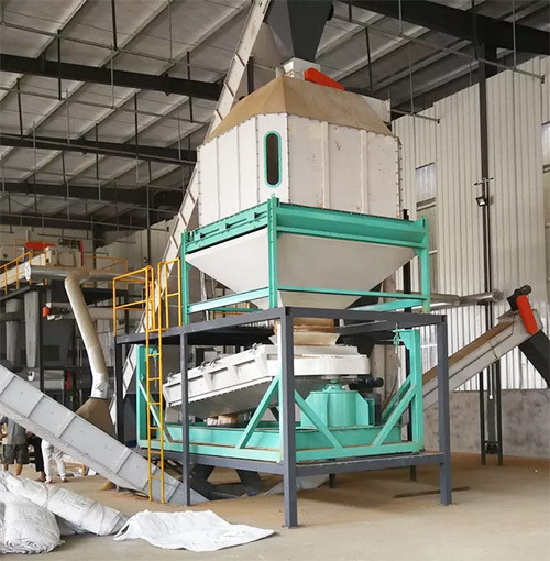 Quality SS Steel 20t/H 8m3 Counterflow Pellet Mill Cooler For Feed Pellet Line for sale