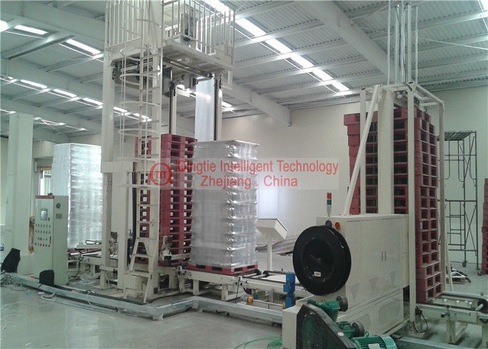 China 380V 50HZ Shrink Packing Machine , Cold Shrink Film Packaging Machine factory