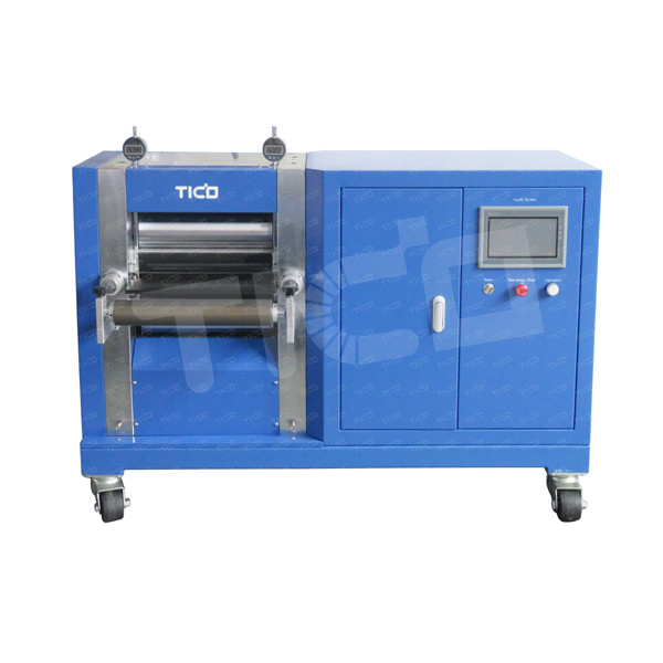 Quality Roll to Roll Hydraulic Rolling Calendering Machine with 330mm Width Roller for Pouch Cell Pilot Line for sale