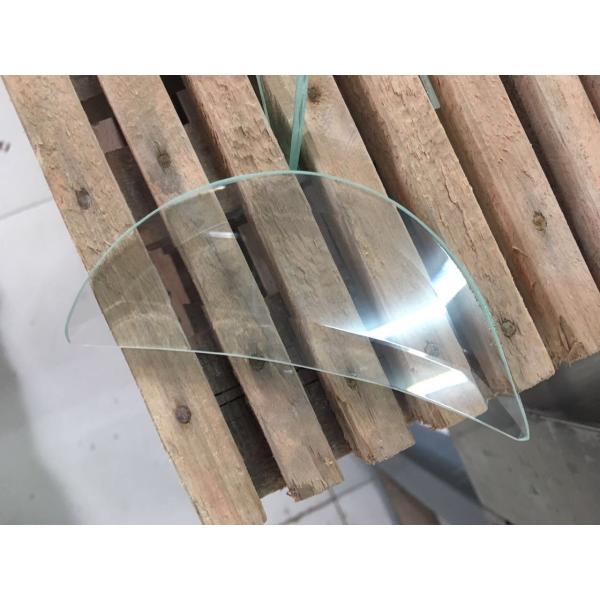 Quality Beveled Tempered Safety Glass Hollow Structure Brass / Nickel / Patina Optional for sale