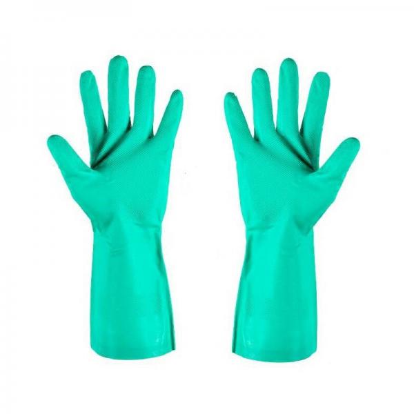 Quality 18 Mil Kitchen Xxl Nitrile Glove Green Flocked Lining Chem Touch Nitrile Gloves for sale
