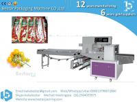 China Multipack Sweet Chocolate Sandwich Donut Popsicle Packaging Cherry Tomato Fruit Bread Packing Machine For Chocolate factory