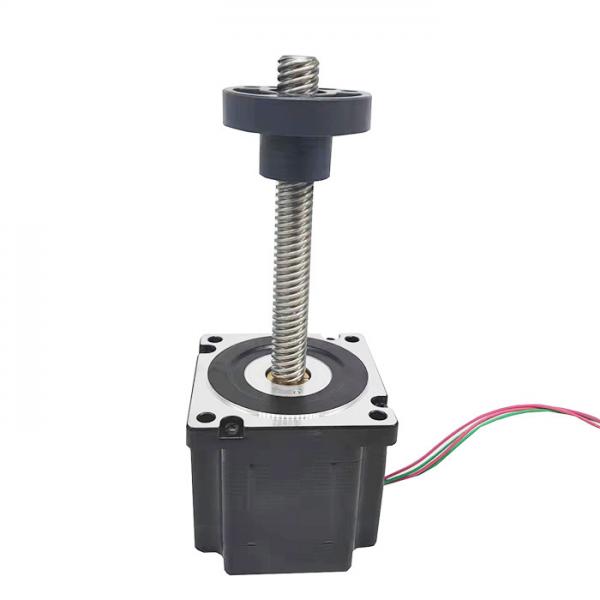 Quality NEMA34 Linear Lead Screw Stepper Motor 1.8 Degree Angle With Nut for sale