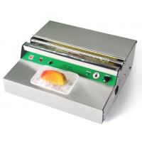 China Stainless Steel Electric PVC Cling Film Wrapping Machine / Food Tray Sealing Machine for sale