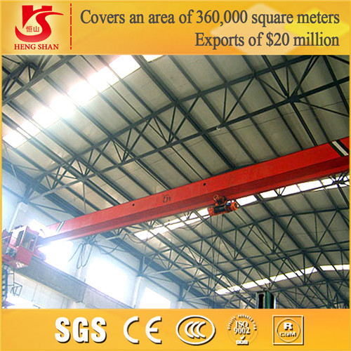 China Overhead travelling lda type motor-driven single girder overhead crane 5 ton factory