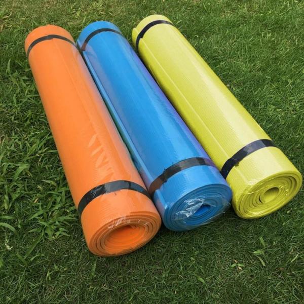 Quality Colorful Anti Slip Yoga Mat , Gym Fitness Thick Exercise Mats With Bandages for sale