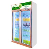 China Supermarket Commercial Beverage Display Case Coca Cola Fridge Chiller Glass Door R290 factory