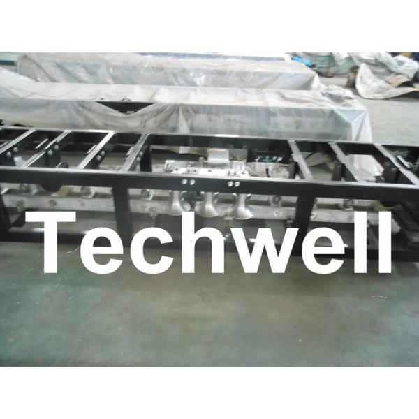 Quality Steel 0.3mm - 0.6mm Mobile / Portable Gutter Roll Forming Machine for Rainwater for sale