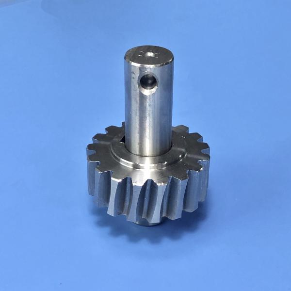 Quality High Strength Steel Helical Gear Shaft With Hobbing Machining for sale