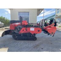 China 35hp Diesel Engine Mini Crawler Tractor Walking Paddy Rubber Crawler Tractor With Tiller factory