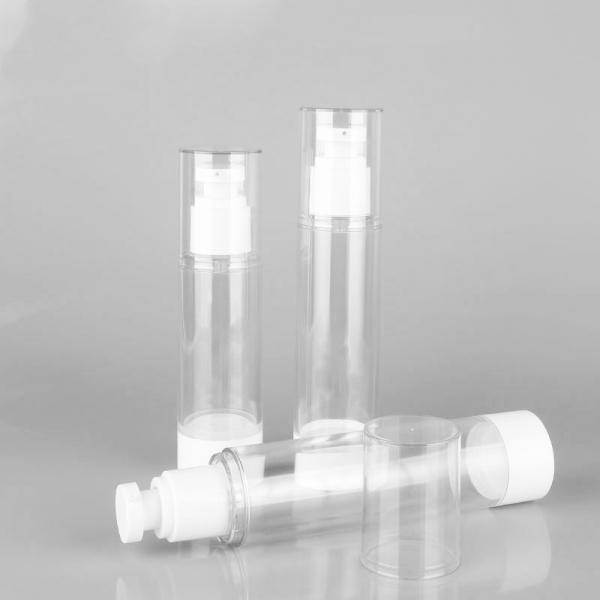 Quality 1 Oz Airless Pump Bottles 15ml 30ml 50ml Airless Pump Cosmetic Bottle for sale