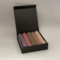 China Custom Size Scarf Scarves Shawl Hijab Set Gift Box Blank Magnetic Chiffon Hijab Packaging Box factory
