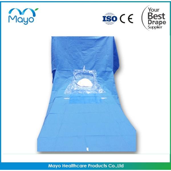 Quality ISO FDA Disposable Surgical Drapes SMS PP Sterile Fenestrated Drape for sale