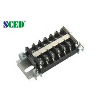 Quality 15A Barrier High Current Terminal Block Connectors Pitch 10.50mm With Any Poles for sale