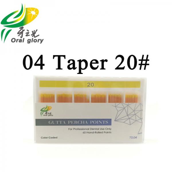 Quality 60 Hand Rolled GP Point Dental Absorbent Paper Points 15 - 40# For Dentistry for sale