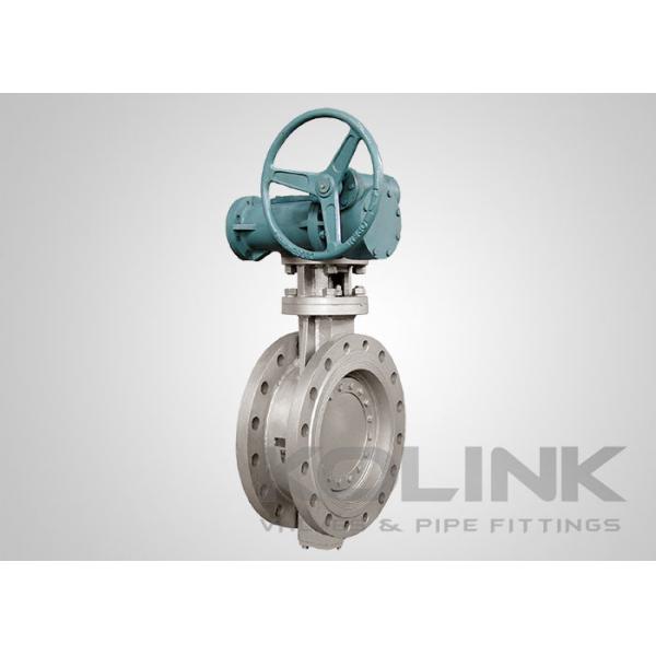 Quality Uni Directional Triple Eccentric Butterfly Valve Double Flanged WCB CF8 CF8M for sale