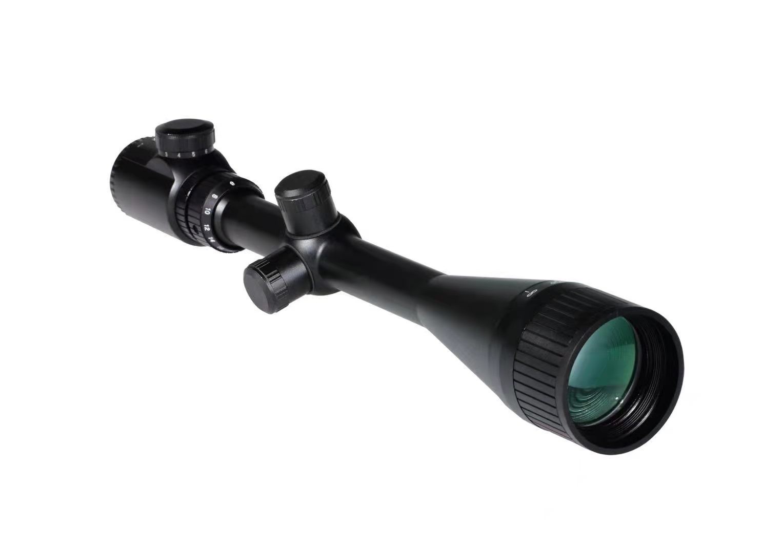 China Aluminum Outdoor Hunting Shooting Rifle Scope 6-24X50 AO Sniper Rifle Scope factory