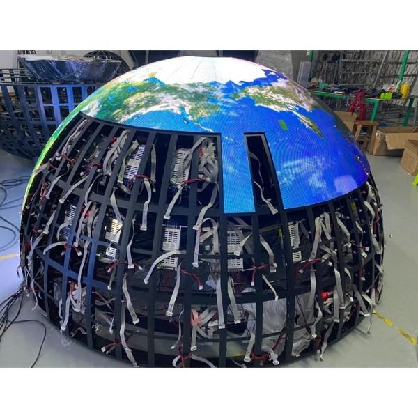 Quality P2.5mm Spherical Creative LED Video Wall 1m 1.5m 2m for sale