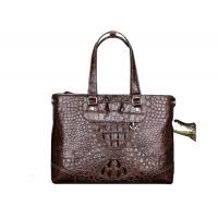 China 2019 new crocodile leather handbag horizontal business briefcase for man for sale