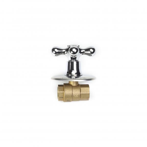 Quality Water Heater Service Oem Brass Stop Valve Nickel Plating Corrosion Proof for sale