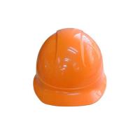 china Orange Construction Safety Helmets Excellent Impact Resistance Performance