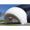 China 7x5m outdoor movable advertising white inflatable golf tent for trade shows or promotions factory