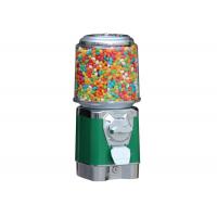 China Round jelly belly gumball vending machine green 3.6kgs 46cm PC 6 coins for mall factory