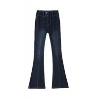 Quality High Elasticity Fashion Lady Jeans Stretch Denim Pants Slim Fit Trend Jeans 42 for sale