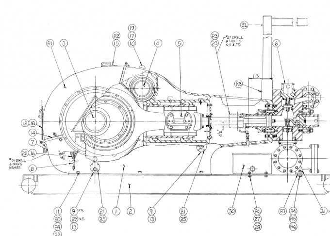 Open Type Mud Pump Parts FB-1600 Valve Body Seat 20CrMnTi 20CrMoCi 0